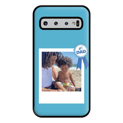 Number 1 Dad - Personalised Father's Day Phone Case for Galaxy S10 Plus