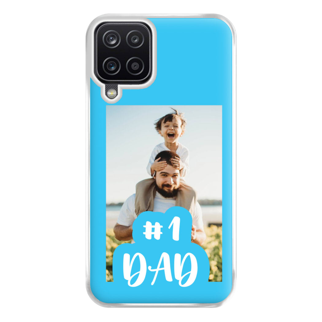 Hashtag 1 Dad - Personalised Father's Day Phone Case for Galaxy A12