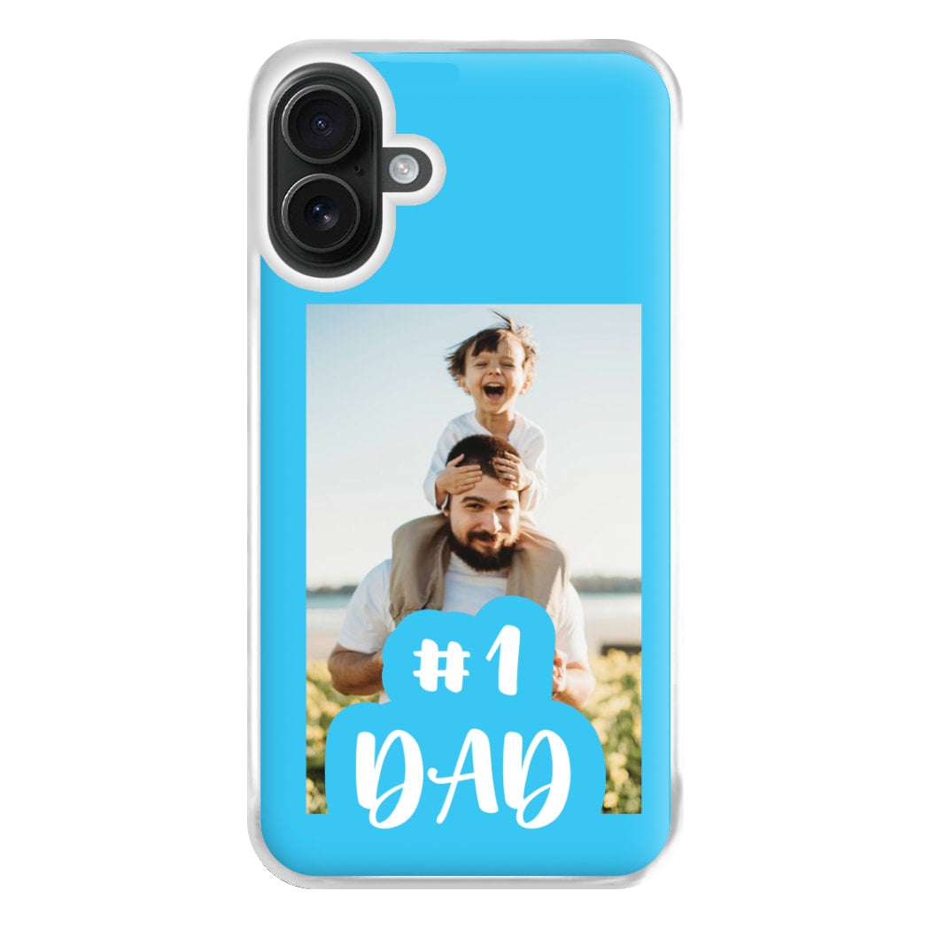 Hashtag 1 Dad - Personalised Father's Day Phone Case for iPhone 16 Plus