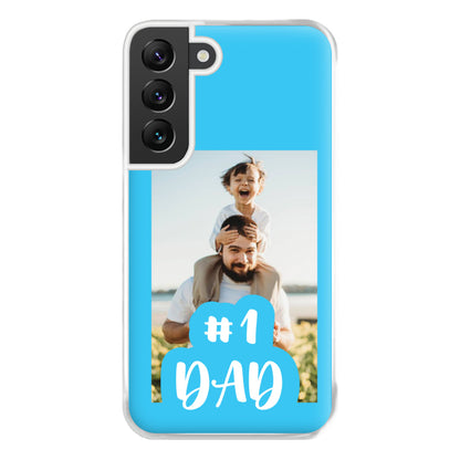 Hashtag 1 Dad - Personalised Father's Day Phone Case for Galaxy S22 Plus