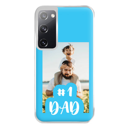 Hashtag 1 Dad - Personalised Father's Day Phone Case for Galaxy S20