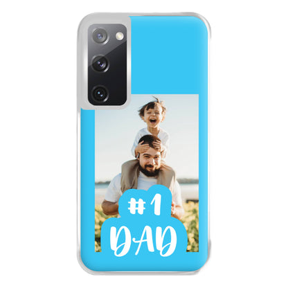 Hashtag 1 Dad - Personalised Father's Day Phone Case for Galaxy S20FE