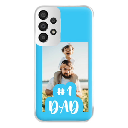 Hashtag 1 Dad - Personalised Father's Day Phone Case for Galaxy A33