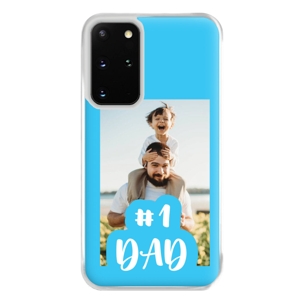 Hashtag 1 Dad - Personalised Father's Day Phone Case for Galaxy S20 Plus