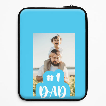 Hashtag 1 Dad - Personalised Father's Day Universal Laptop Sleeve