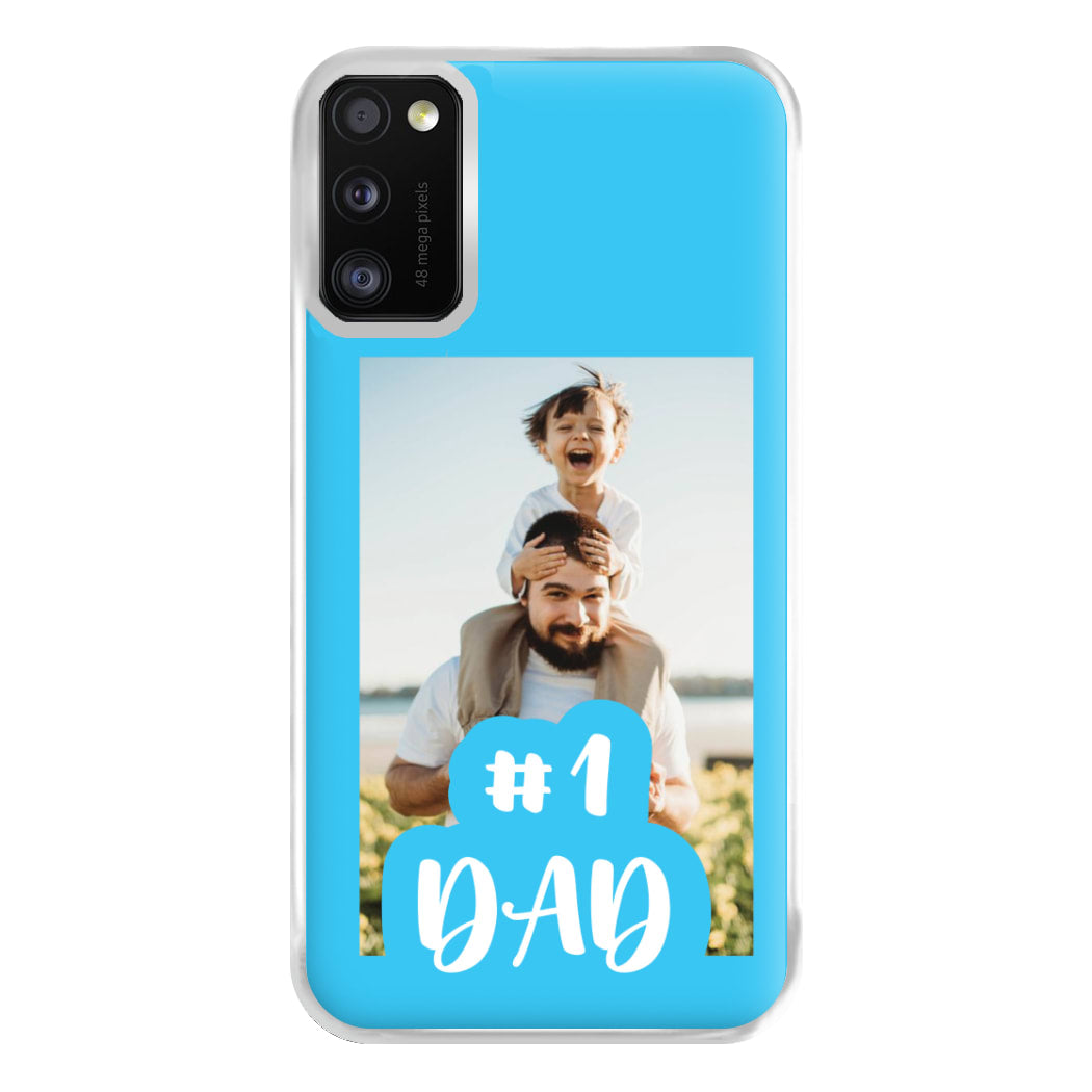 Hashtag 1 Dad - Personalised Father's Day Phone Case for Galaxy A41