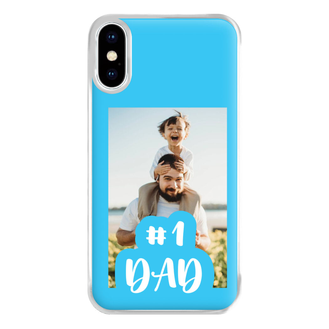 Hashtag 1 Dad - Personalised Father's Day Phone Case for iPhone XS Max