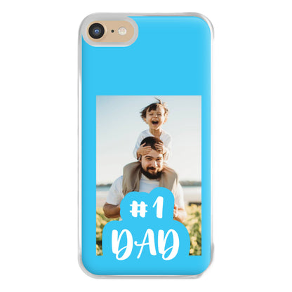 Hashtag 1 Dad - Personalised Father's Day Phone Case for iPhone 6 / 7 / 8 / SE