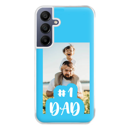 Hashtag 1 Dad - Personalised Father's Day Phone Case for Galaxy A16