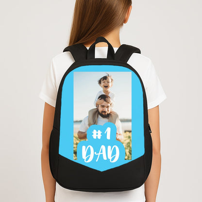 Hashtag 1 Dad - Personalised Father's Day Backpack