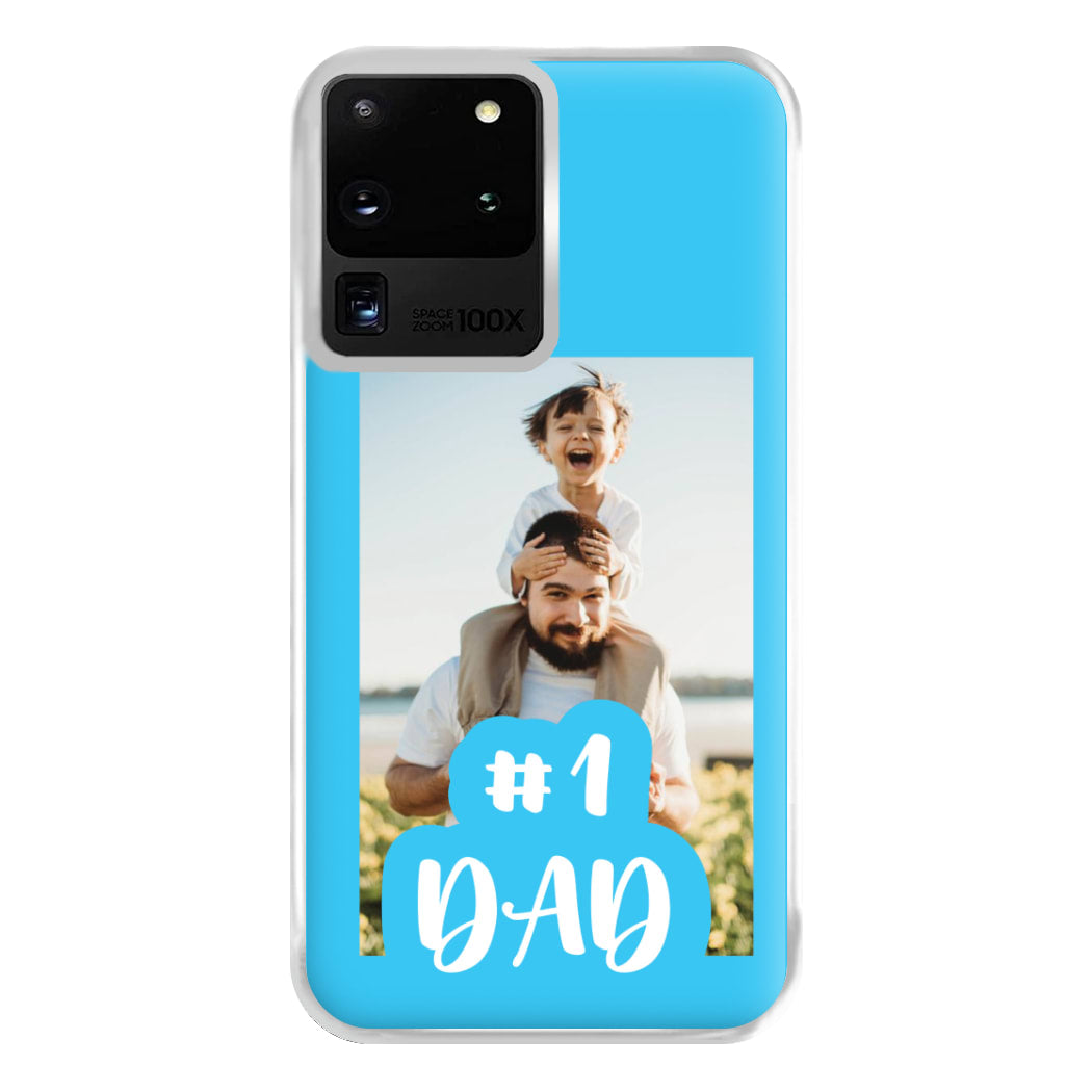 Hashtag 1 Dad - Personalised Father's Day Phone Case for Galaxy S20 Ultra