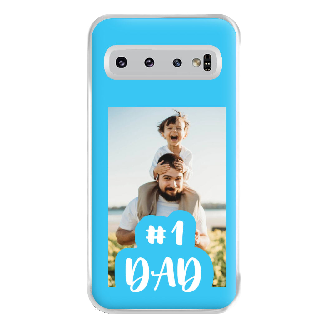 Hashtag 1 Dad - Personalised Father's Day Phone Case for Galaxy S10 Plus