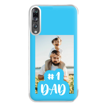 Hashtag 1 Dad - Personalised Father's Day Phone Case for Huawei P20 Pro