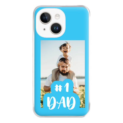 Hashtag 1 Dad - Personalised Father's Day Phone Case for iPhone 14 Plus