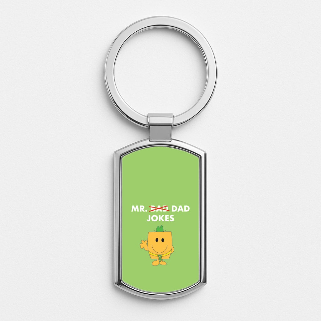 Mr Dad Jokes - Personalised Father's Day Luxury Keyring