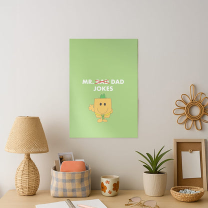 Mr Dad Jokes - Personalised Father's Day Art Print