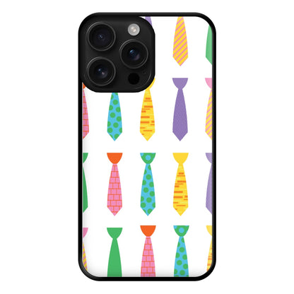 Tie Collage - Personalised Father's Day Phone Case for iPhone 16 Pro Max