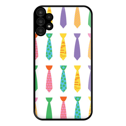 Tie Collage - Personalised Father's Day Phone Case for Galaxy A13