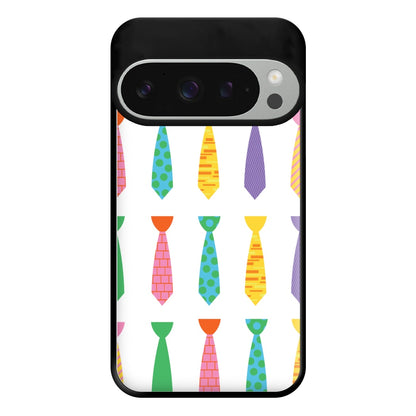 Tie Collage - Personalised Father's Day Phone Case for Google Pixel 9 Pro XL