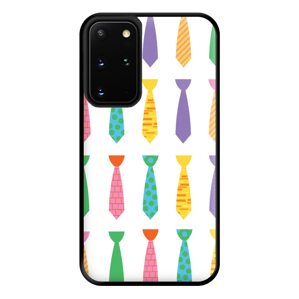 Tie Collage - Personalised Father's Day Phone Case for Galaxy S20 Plus