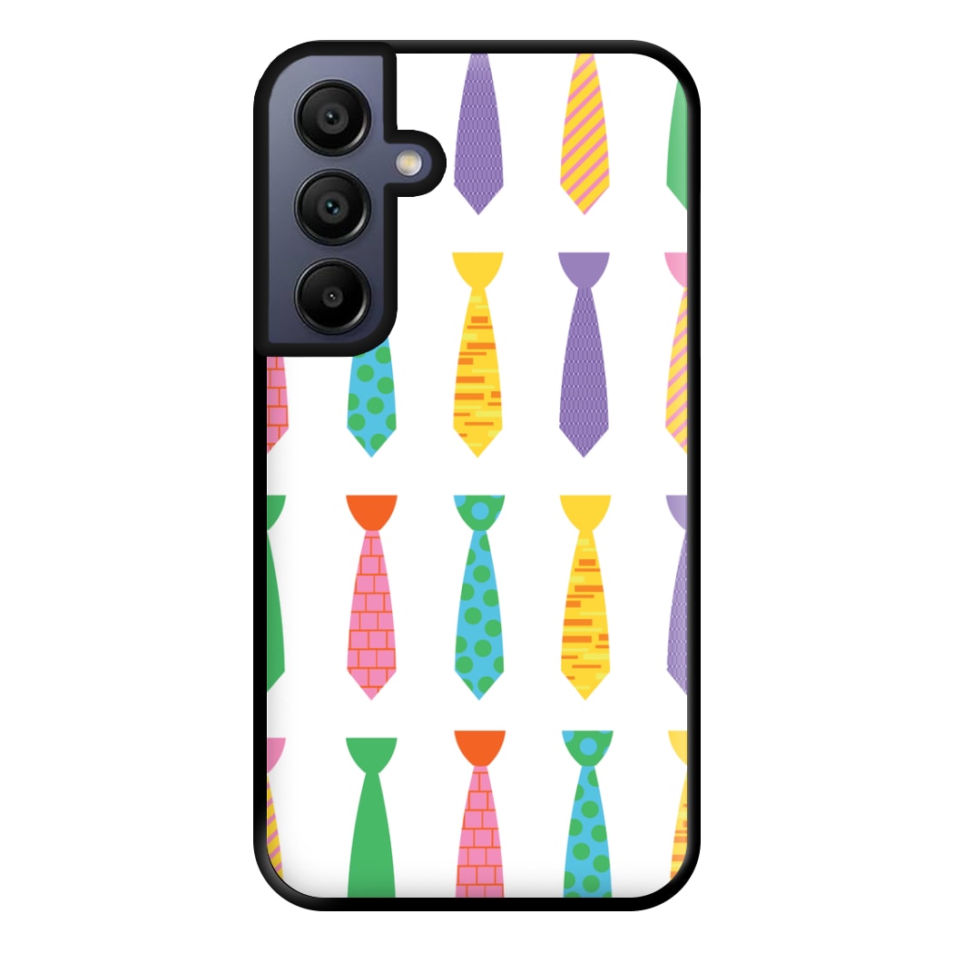 Tie Collage - Personalised Father's Day Phone Case for Galaxy A15