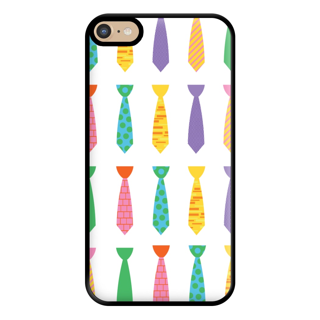 Tie Collage - Personalised Father's Day Phone Case for iPhone 6 Plus / 7 Plus / 8 Plus