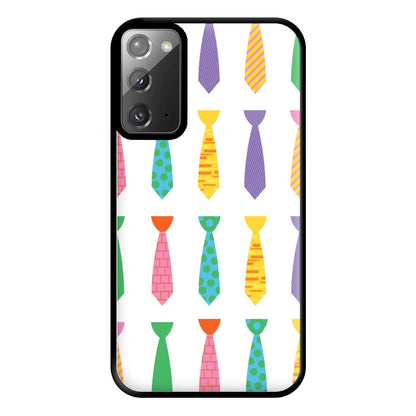 Tie Collage - Personalised Father's Day Phone Case for Galaxy Note 20 Ultra