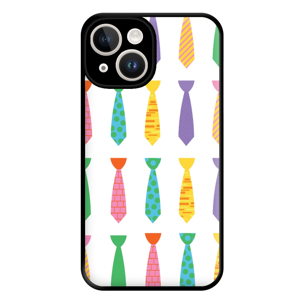 Tie Collage - Personalised Father's Day Phone Case for iPhone 14