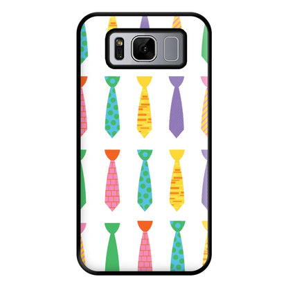 Tie Collage - Personalised Father's Day Phone Case for Galaxy S8 Plus