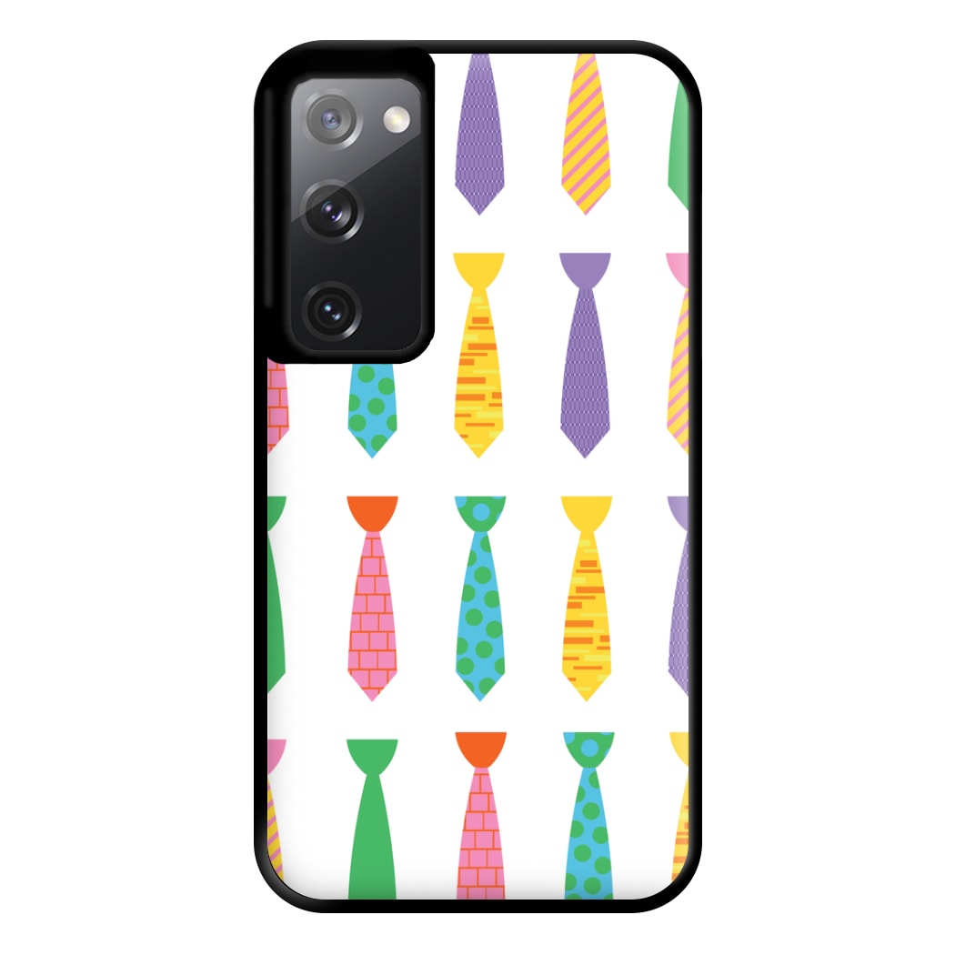 Tie Collage - Personalised Father's Day Phone Case for Galaxy S20FE