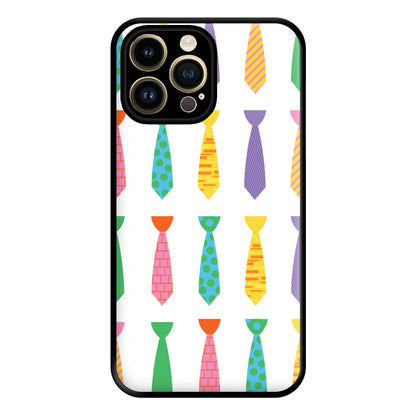 Tie Collage - Personalised Father's Day Phone Case for iPhone 14 Pro Max