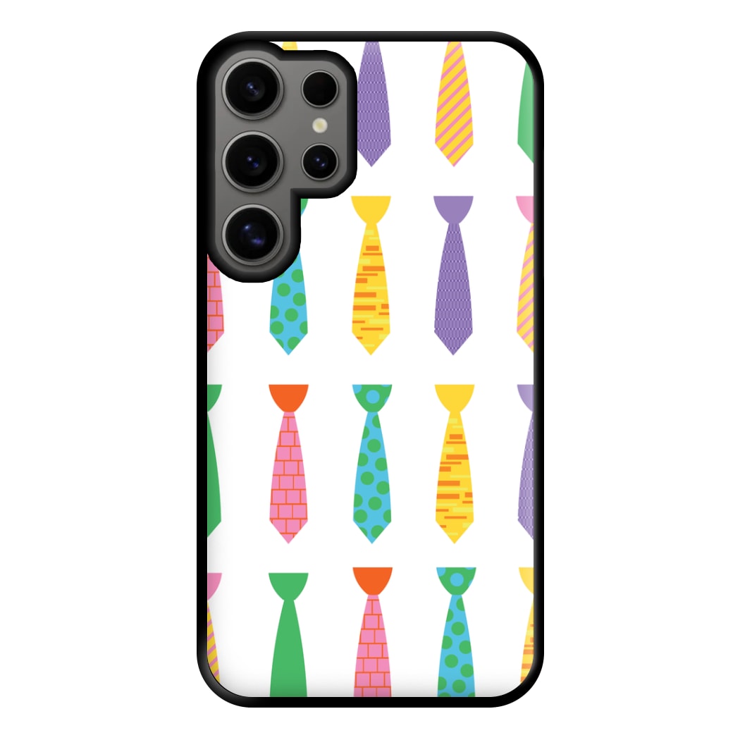 Tie Collage - Personalised Father's Day Phone Case for Galaxy S24 Ultra