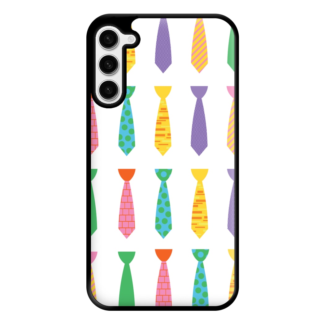 Tie Collage - Personalised Father's Day Phone Case for Galaxy S23 Plus