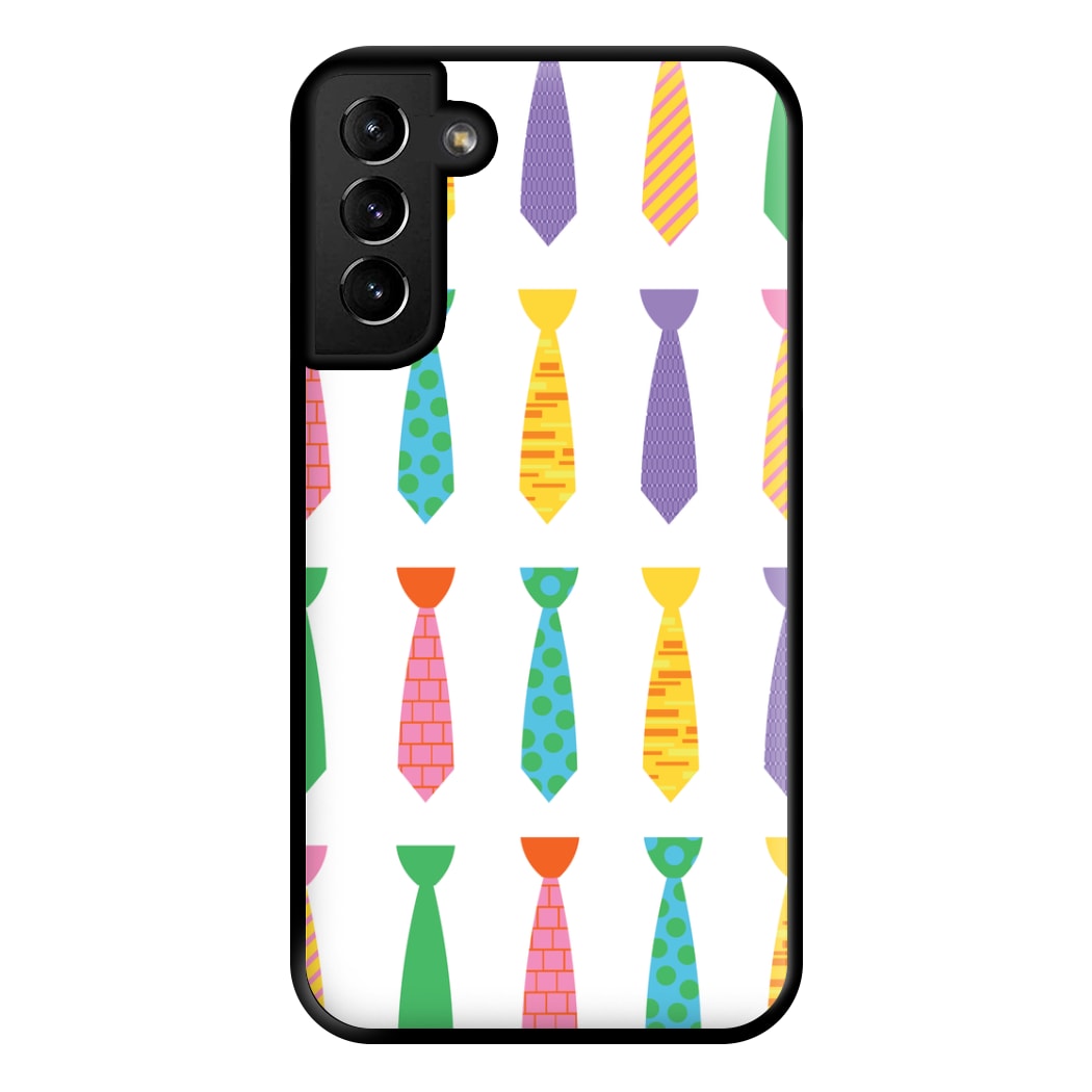 Tie Collage - Personalised Father's Day Phone Case for Galaxy S21 Plus