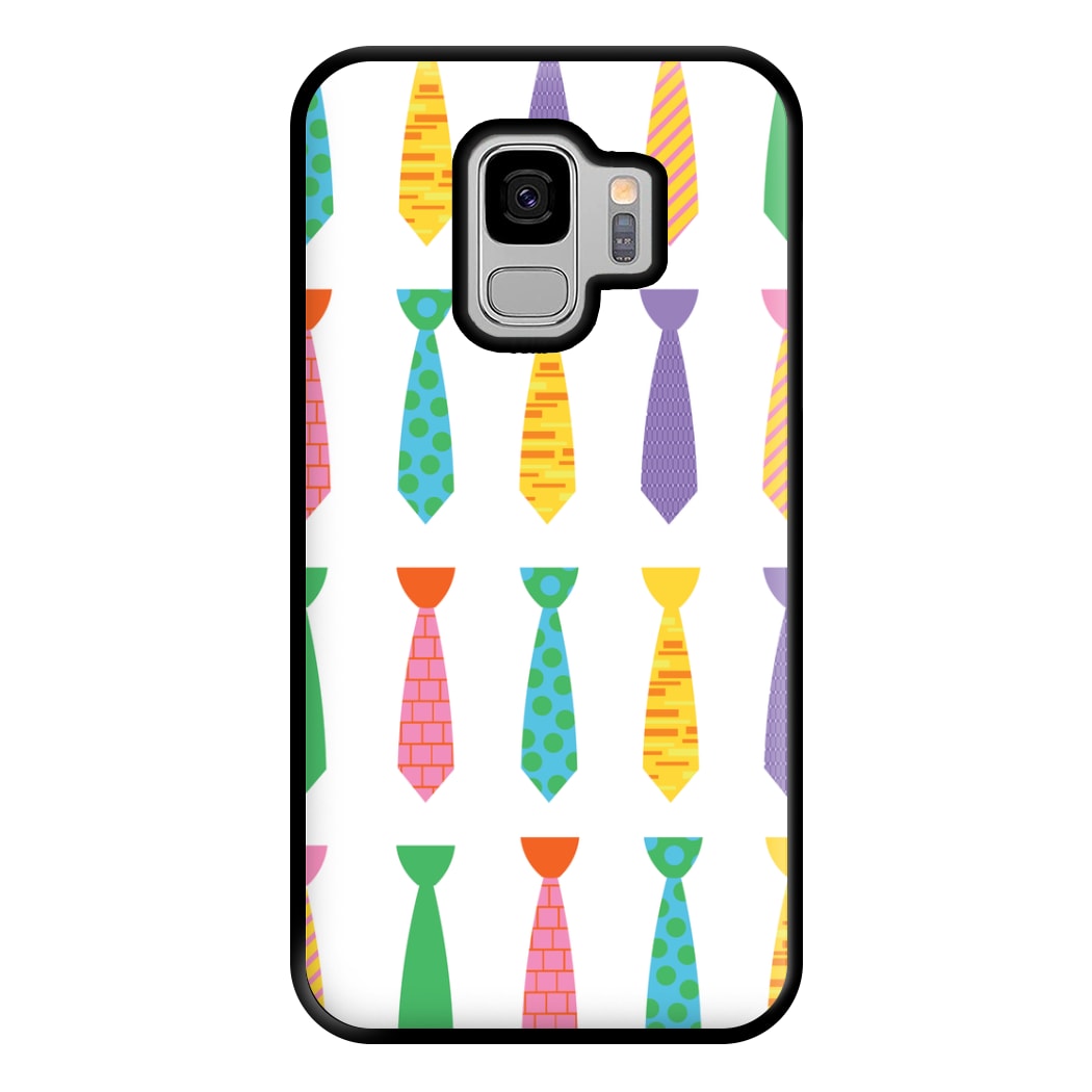 Tie Collage - Personalised Father's Day Phone Case for Galaxy S9 Plus