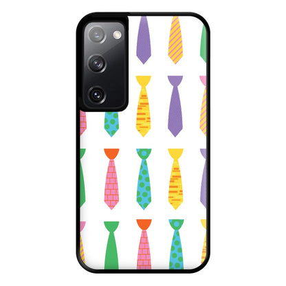 Tie Collage - Personalised Father's Day Phone Case for Galaxy S20