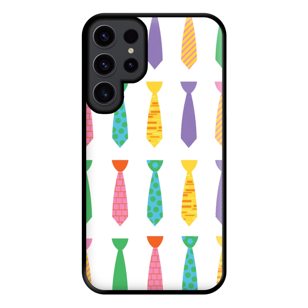 Tie Collage - Personalised Father's Day Phone Case for Galaxy S23 Ultra