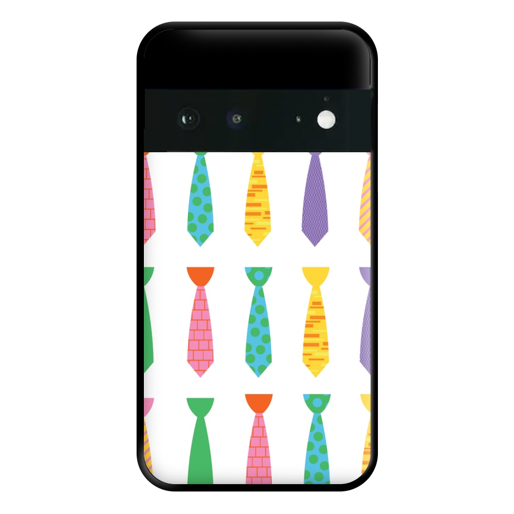 Tie Collage - Personalised Father's Day Phone Case for Google Pixel 6a