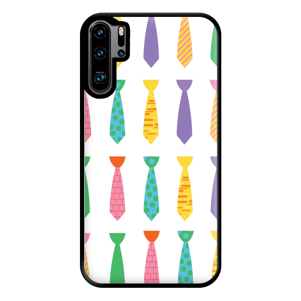 Tie Collage - Personalised Father's Day Phone Case for Huawei P30 Pro