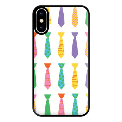 Tie Collage - Personalised Father's Day Phone Case for iPhone XS Max