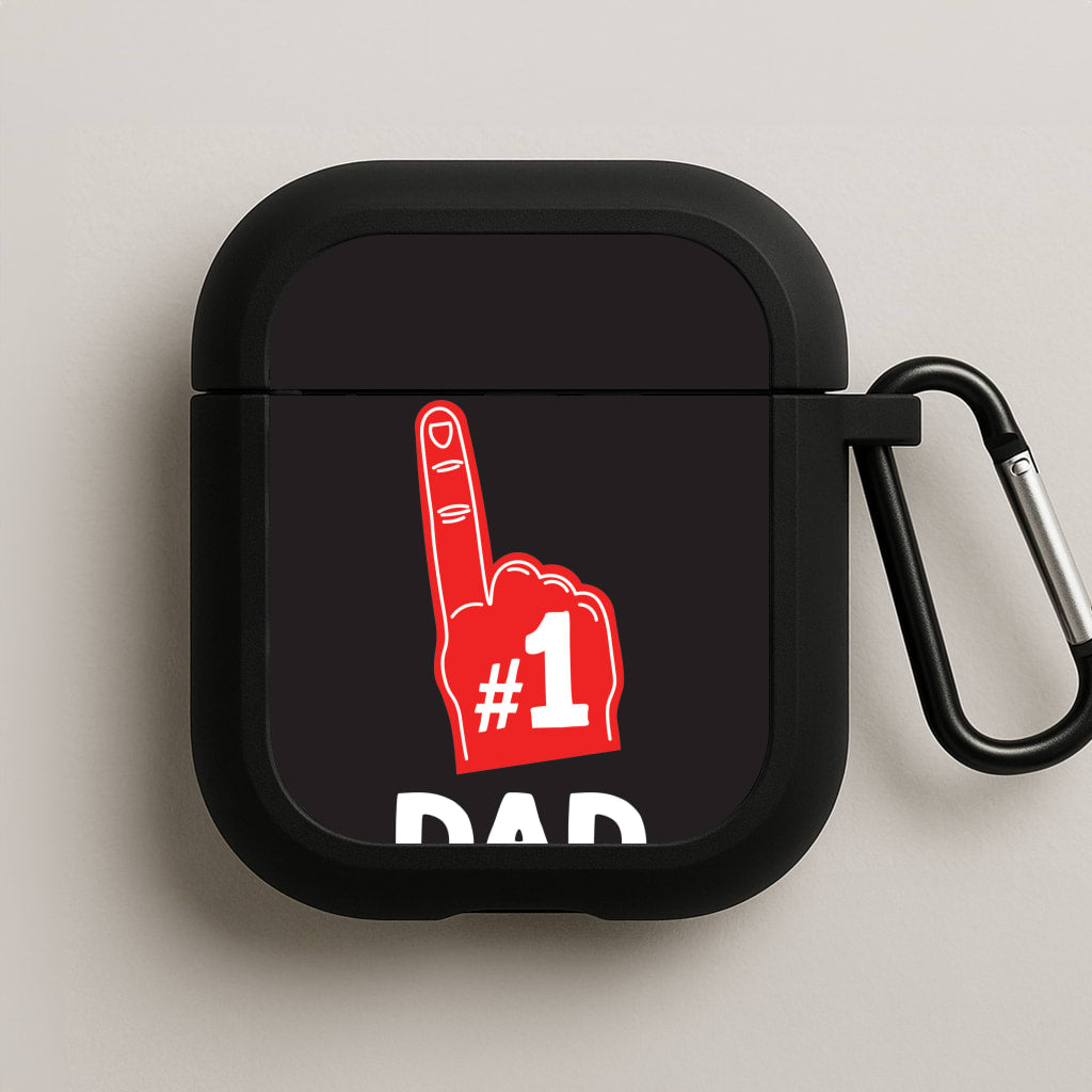 #1 Dad Foam Finger AirPods Case