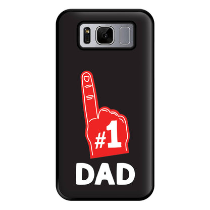 #1 Dad Foam Finger Phone Case for Galaxy S8 Plus