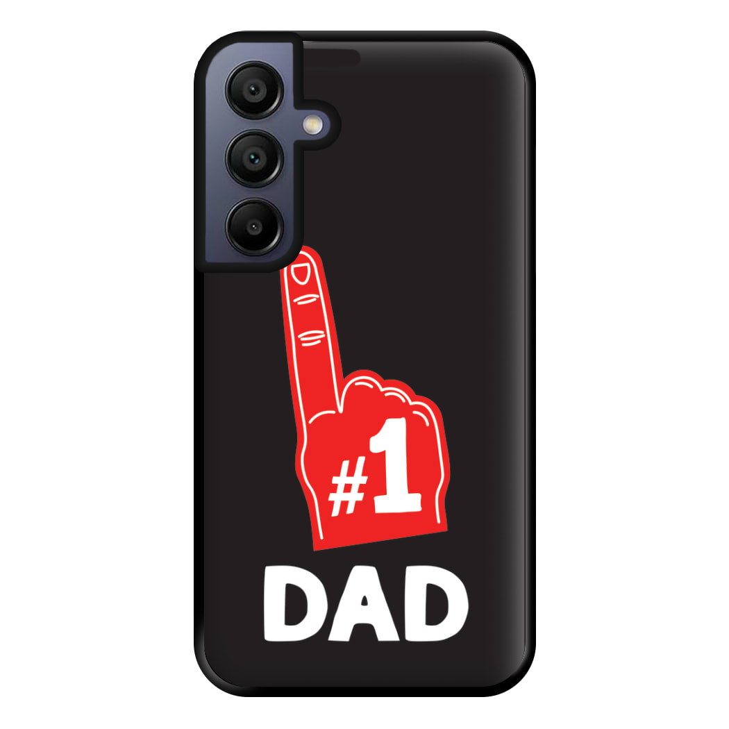 #1 Dad Foam Finger Phone Case for Galaxy A16