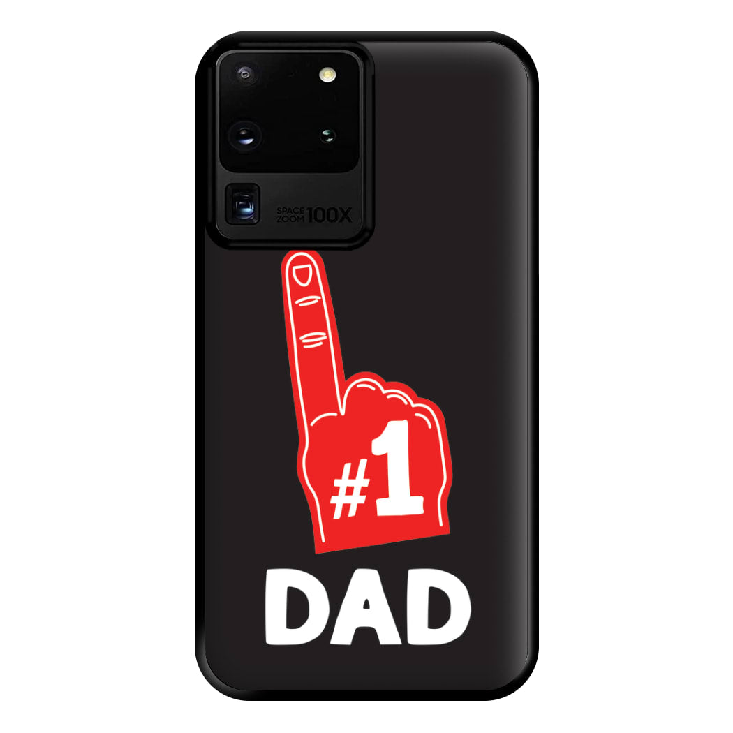 #1 Dad Foam Finger Phone Case for Galaxy S20 Ultra