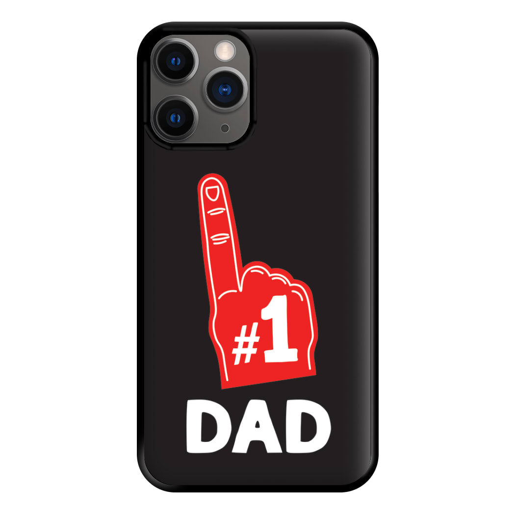 #1 Dad Foam Finger Phone Case for iPhone 12 Pro Max
