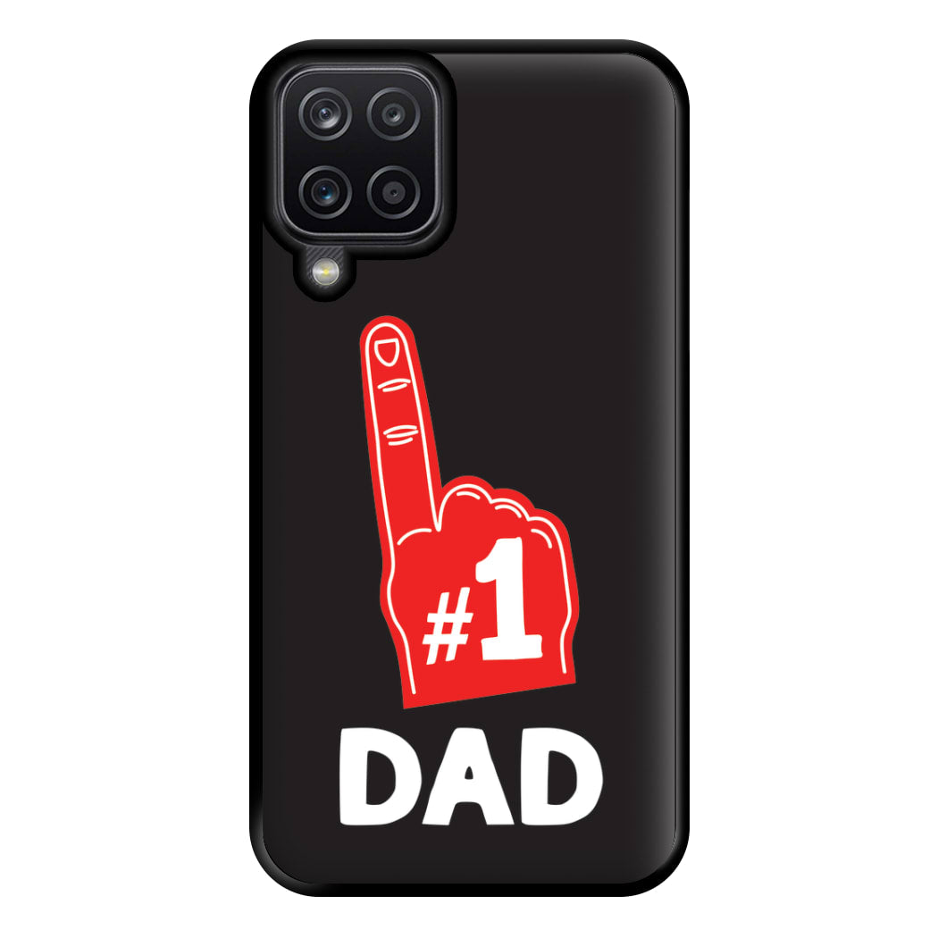 #1 Dad Foam Finger Phone Case for Galaxy A12