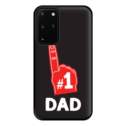 #1 Dad Foam Finger Phone Case for Galaxy S20 Plus