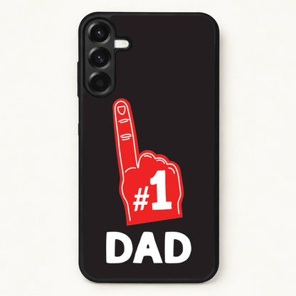 #1 Dad Foam Finger Phone Case for Galaxy A37