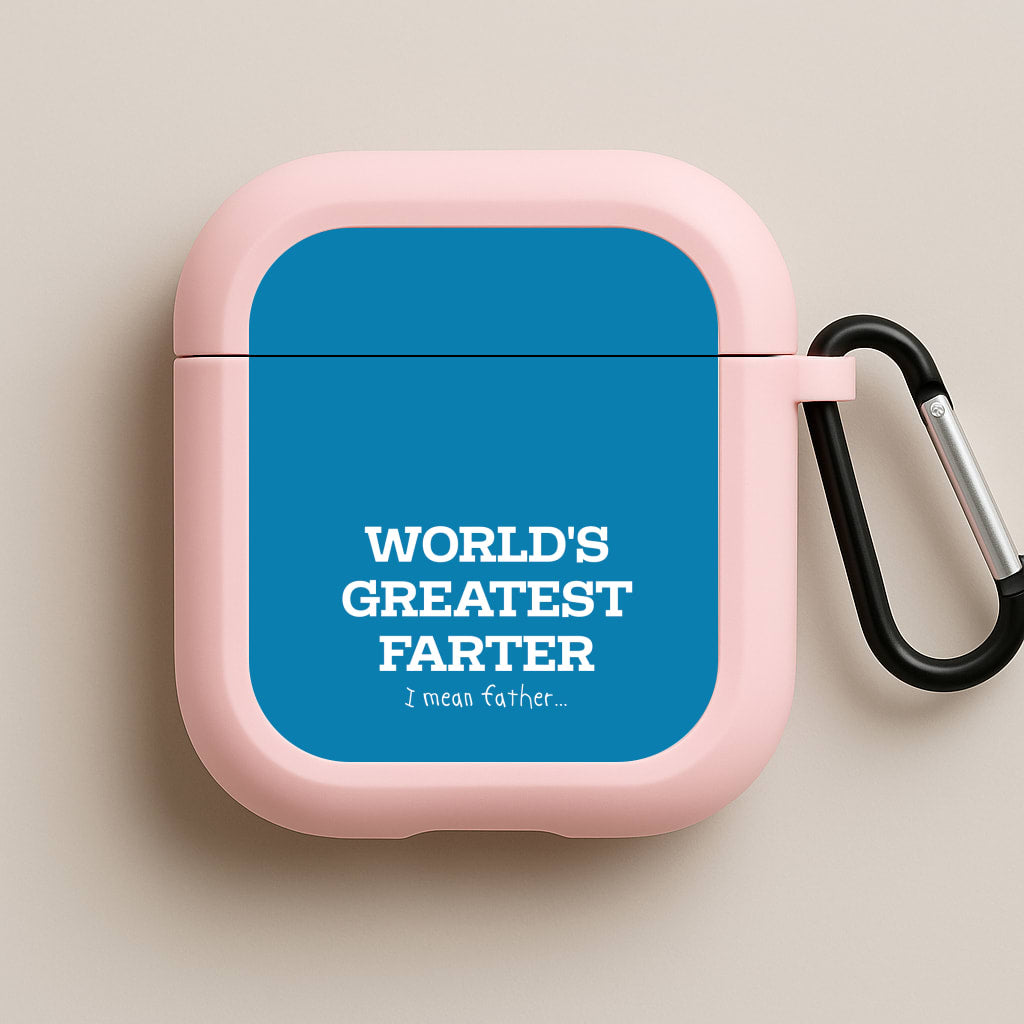 World's Greatest Farter  Pink AirPods Case