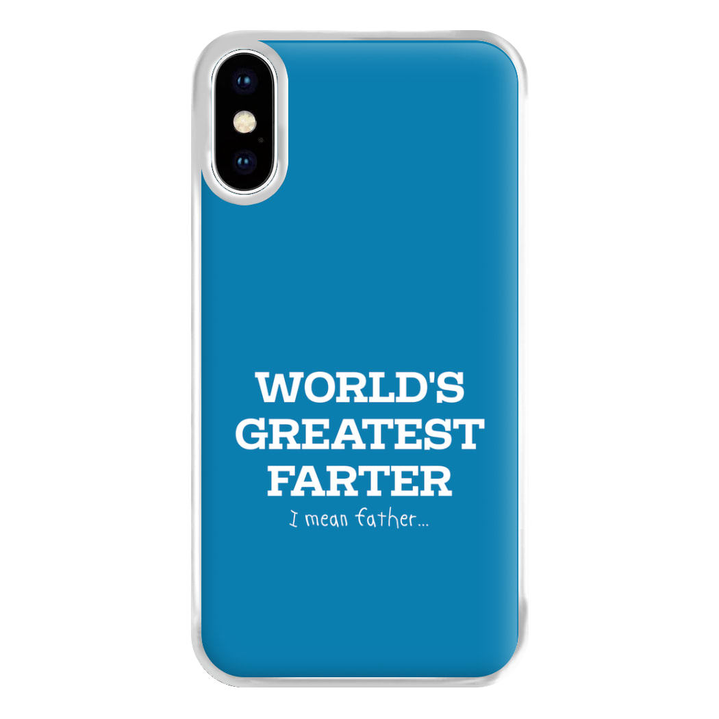 World's Greatest Farter  Phone Case for iPhone XS Max